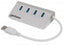 Hub USB Manhattan 163767 - USB 3.0 4 Puertos Aluminio Alta Velocidad