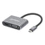 Docking Station Manhattan 130691 USB-C - HDMI, VGA, Doble Pantalla