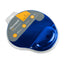 Mouse Pad Perfect Choice PC-041795 Gel Ergonómico Antiderrapante Azul