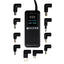 Adaptador de corriente Naceb Technology NA-013 - Universal, Negro