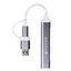 Hub USB Naceb NA-0124 4 Puertos - 1 USB 3.0 y 3 USB 2.0