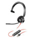 Diadema HP Poly Blackwire 3315 - Alámbrica USB-A, Monoaural, Certificada Microsoft Teams