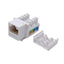 Jack RJ45 Keystone BROBOTIX 230201 CAT 5e - Impacto, UTP, Blanco