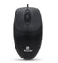 Mouse Brobotix 497202 USB Óptico 3 Botones - Alámbrico Negro