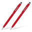 Pluma Stylus Tablet Duopk BROBOTIX 6000427 - Roja, Precisa y Sensible