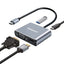 Docking Station USB C Brobotix 6000687 - 4 en 1 HDMI USB VGA