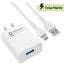 Cargador Brobotix 6001318 USB 3.0 + Cable Tipo C - Carga Rápida Blanco