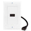 Tapa Faceplate HDMI Brobotix 073307 - 1 Panel, Cable Pigtail, Blanco