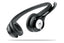 Auriculares Logitech H390 - Diadema cómoda, micrófono integrado, Negro