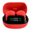 Audífonos Inalámbricos Bluetooth Perfect Choice PC-117087 - Mini, Rojo