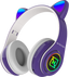 Audífonos on-ear Necnon NBH-07 Bluetooth - RGB, Radio FM y Micro SD