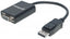 Adaptador DisplayPort a VGA Manhattan 151962 - 15cm Macho a Hembra