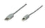 Cable USB Manhattan 341028 - 5m Impresora USB A a B Gris