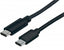 Cable USB C a USB C MANHATTAN 353342 - Conexión Rápida, Negro