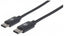 Cable USB C MANHATTAN 354875 - 2 Metros, Carga Rápida, Negro