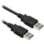 Cable USB 2.0 Tipo A BROBOTIX 206823 - 0.9m, Negro