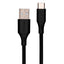 Cable Vorago CAB-C01B USB Tipo C 1 Metro - Carga Rápida Negro