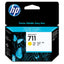 Tinta HP 711 Amarillo 29ml CZ132A - Compatible T120, Alto Rendimiento