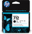Tinta HP 712 Negro 80ml - Cartucho Original 3ED71A