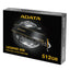 SSD ADATA LEGEND 900 512GB PCIe Gen4x4 M.2 - Con disipador de aluminio