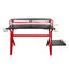 Escritorio Gamer Naceb NA-0646 Fibra de Carbono - Rojo/Negro, 130cm