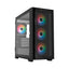Gabinete Gamer Balam Rush Carbono Twin Mate - Mini Torre, Diseño Mate