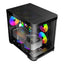 Gabinete Xzeal XZGAMC3B Curvo M-ATX/ITX - 3 Ventiladores RGB USB 3.0