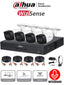 Kit Videovigilancia Dahua 4 Canales 5MP - DVR XVR5104HS con Audio