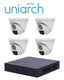 Kit Videovigilancia UNIARCH XVR301-04F 4 Cámaras Full HD 1080p