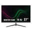 Monitor Stylos 27 Pulgadas STPMOT8B HD 75Hz - Panel LED Negro