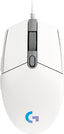Mouse Gaming Logitech G203 USB - 8000 DPI, Diseño Ergonómico Blanco