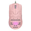 Mouse Game Factor MOG601 Gaming - Láser 16000 DPI, Rosa