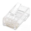 Plug RJ45 Cat5e Intellinet 790055 - UTP Multifilar, 100 Piezas, Contactos Oro 15 Micras