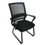 Silla de Visita Nextep NE-652N - Descansabrazos, Tela/Malla Negro