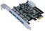 Tarjeta USB Manhattan 152891 - PCI Express 4 Puertos Estándar