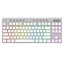 Teclado Gamer Inalámbrico Balam Rush GK959 - Multidispositivo, Blanco