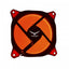 Ventilador Naceb Gaming NA-0921R 120mm - 1200 RPM, Bajo Ruido 23.4 dB