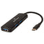 Adaptador Hub USB 2.0 PERFECT CHOICE PC-171652 Tipo C - 4 Puertos, 5 Gbps