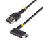 Cable USB A a USB-C 2M StarTech Acodado 60W - Carga Rápida Premium