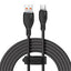Cable USB a Tipo C Baseus 2 Metros 100W 6A - Carga Rápida Negro