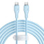 Cable USB Tipo C a Tipo C Baseus 1.2m 100W 5A - Carga Rápida Azul