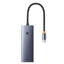 Hub USB Tipo C Baseus Flite Series 7 Puertos - HDMI 4K, USB 3.0, PD