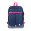 Mochila Tech Zone Rainbow TZLBP26-A para Laptop 16" - Azul con Compartimentos Acolchados