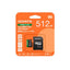 Memoria ADATA Micro SDXC 512GB U3 V30 A2 - 180MB/s con Adaptador