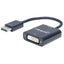 Adaptador DisplayPort a DVI-D Manhattan 152228 - Activo, 10.8 Gbps