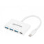 Hub USB-C Manhattan 168434 - 3 Puertos USB-A + Power Delivery 100W