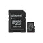 Memoria MicroSD Kingston Canvas Select Plus 64GB - 100MB/s UHS-I con Adaptador