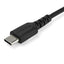 Cable USB-C StarTech 2m Carga Rápida 60W - Sincronización USB 2.0 Blindado Negro