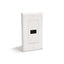 Placa de Pared HDMI StarTech HDMIPLATE - 1 Entrada Hembra Blanca