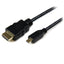 Cable Adaptador HDMI a Micro HDMI StarTech 1.8M - Alta Velocidad con Ethernet